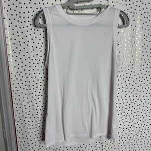 Athleta White Sleeveless Women's Top